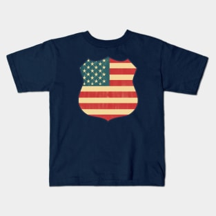 USA Flag Vintage Kids T-Shirt